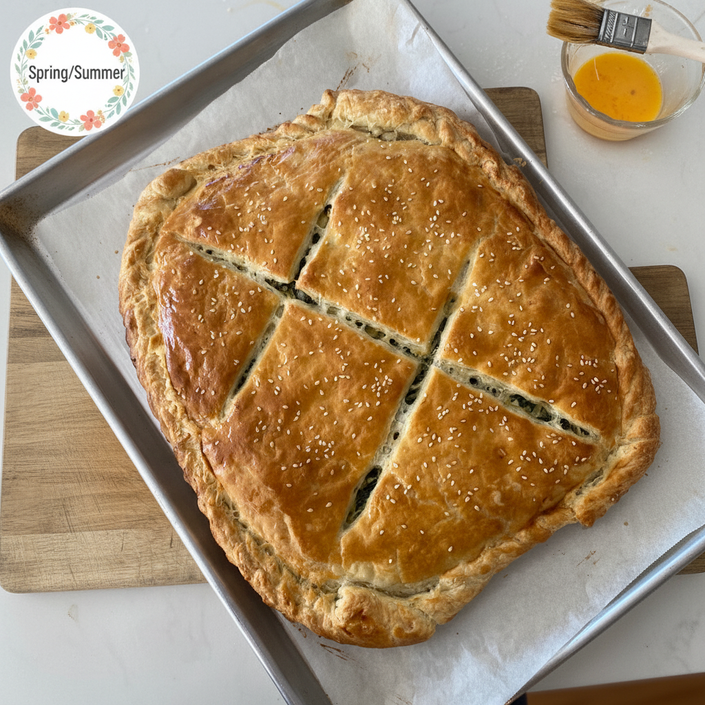 Puff Pie with Spring/Summer sticker