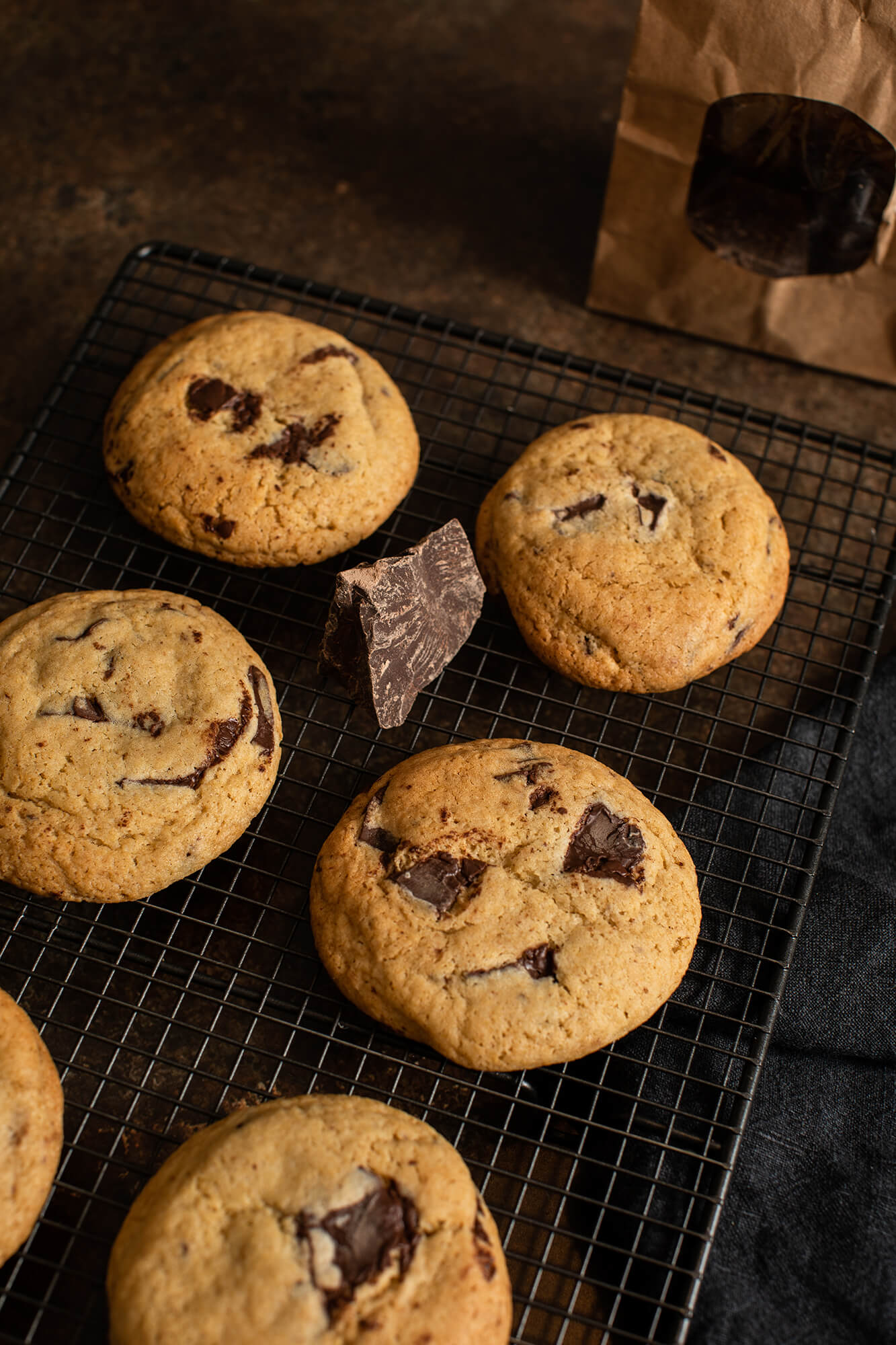 Choc-Chip Sourdough Cookies